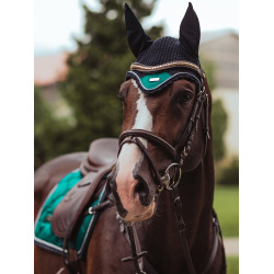 Bonete antimoscas Equestrian Stockholm Esmeralda Verde
