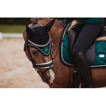Bonete antimoscas Equestrian Stockholm Esmeralda Verde