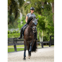 Bonete antimoscas Equestrian Stockholm Azul metalizado
