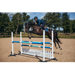 Bonete antimoscas Equestrian Stockholm Azul Mónaco