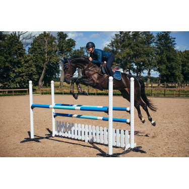 Bonete antimoscas Equestrian Stockholm Azul Mónaco