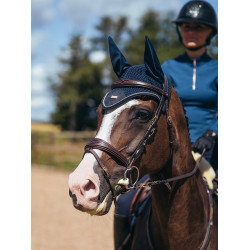 Bonete antimoscas Equestrian Stockholm Azul Mónaco