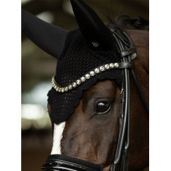 Capucha antimoscas Equestrian Stockholm con cancelación de ruido Negro