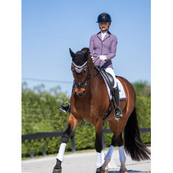 Capucha antimoscas Equestrian Stockholm con cancelación de ruido Violeta oscuro
