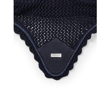 Capucha antimoscas Equestrian Stockholm con cancelación de ruido Marino plateado Azul marino