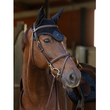 Capucha antimoscas Equestrian Stockholm moderna Negro