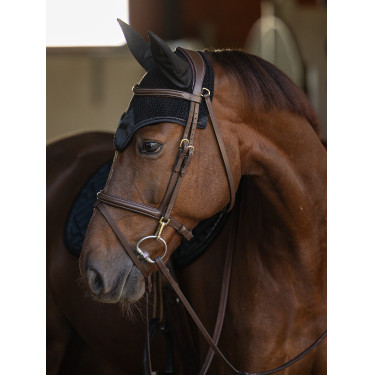 Capucha antimoscas Equestrian Stockholm moderna Negro