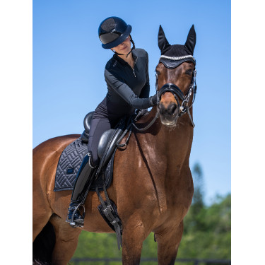 Capucha antimoscas Equestrian Stockholm moderna Negro