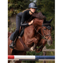 Capucha antimoscas Equestrian Stockholm moderna Negro