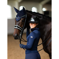 Capucha antimoscas Equestrian Stockholm moderna Rubor laguna Azul