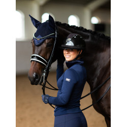Capucha antimoscas Equestrian Stockholm moderna Rubor laguna Azul