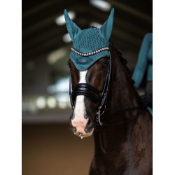 Capucha antimoscas Equestrian Stockholm moderna Azul verde azulado