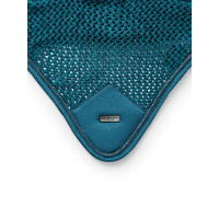 Capucha antimoscas Equestrian Stockholm moderna Azul verde azulado Capucha antimoscas Equestrian Stockholm moderna Azul verde azulado