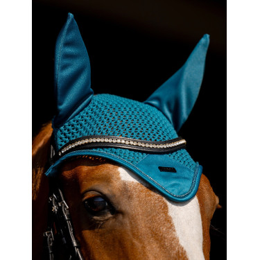 Capucha antimoscas Equestrian Stockholm moderna Azul verde azulado