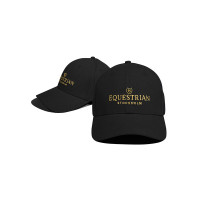 Gorra Equestrian Stockholm Negro dorado