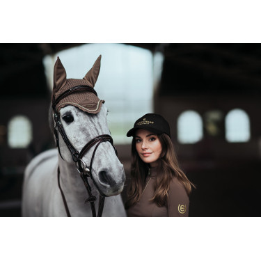 Gorra Equestrian Stockholm Negro dorado