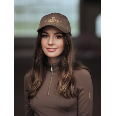 Gorra Equestrian Stockholm Champán Beige