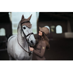 Gorra Equestrian Stockholm Champán Beige