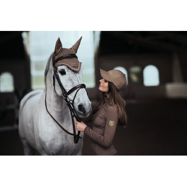 Gorra Equestrian Stockholm Champán Beige