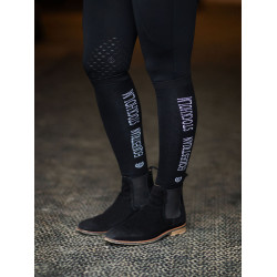 Calcetines de equitación Equestrian Stockholm Bamboo Blend Edición negra Negro