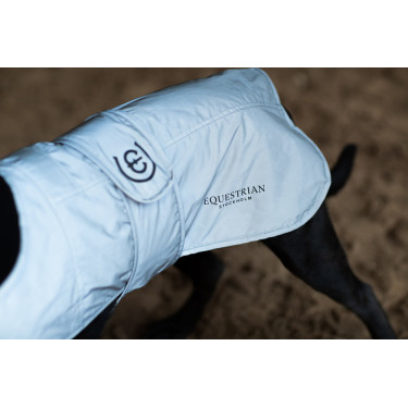 Manta para perro Equestrian Stockholm Reflective Negro luminoso