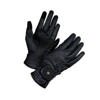 Guantes de equitación Equestrian Stockholm Motion Edición negra Negro