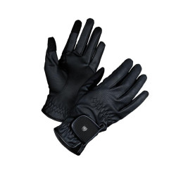 Guantes de equitación Equestrian Stockholm Motion Edición negra Negro Guantes de equitación Equestrian Stockholm Motion Edición negra Negro