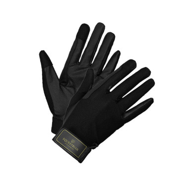 Guantes de equitación Equestrian Stockholm Summer Negro oro