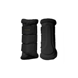 Gueteras de doma Equestrian Stockholm Negro dorado