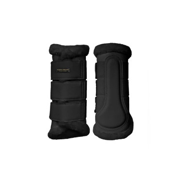 Gueteras de doma Equestrian Stockholm Negro dorado