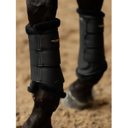 Gueteras de doma Equestrian Stockholm Negro dorado