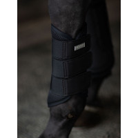 Guarniciones de doma Equestrian Stockholm de malla Todo negro Guarniciones de doma Equestrian Stockholm de malla Todo negro