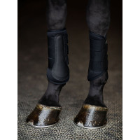 Guarniciones de doma Equestrian Stockholm de malla Todo negro Guarniciones de doma Equestrian Stockholm de malla Todo negro