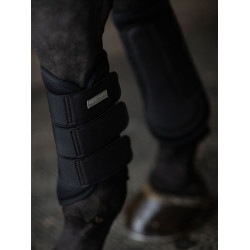 Guarniciones de doma Equestrian Stockholm de malla Edición Noir Negro Guarniciones de doma Equestrian Stockholm de malla Edición Noir Negro
