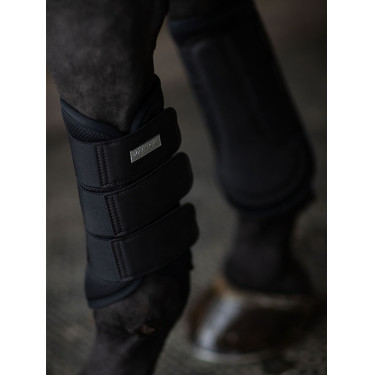 Guarniciones de doma Equestrian Stockholm de malla Edición Noir Negro Guarniciones de doma Equestrian Stockholm de malla Edición Noir Negro