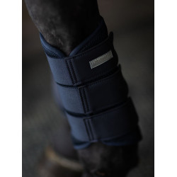 Guarniciones de doma Equestrian Stockholm de malla Azul medianoche Azul marino Guarniciones de doma Equestrian Stockholm de malla Azul medianoche Azul marino