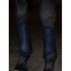 Guarniciones de doma Equestrian Stockholm de malla Azul medianoche Azul marino Guarniciones de doma Equestrian Stockholm de malla Azul medianoche Azul marino