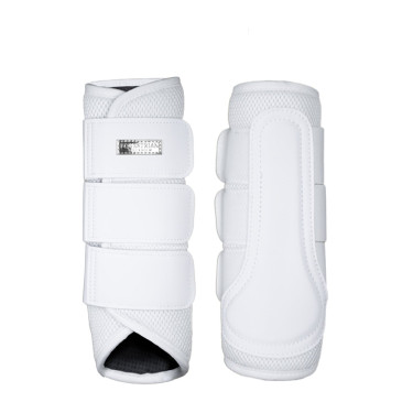 Guarniciones de doma Equestrian Stockholm de malla Blanco plateado Azul marino