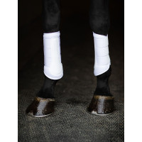 Guarniciones de doma Equestrian Stockholm de malla Blanco plateado Azul marino
