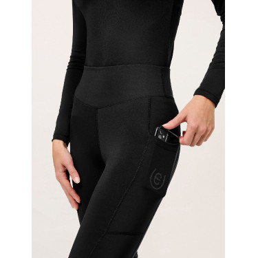 Leggings de equitación Equestrian Stockholm Movement para mujer Todo negro Leggings de equitación Equestrian Stockholm Movement para mujer Todo negro