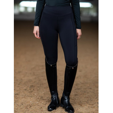 Leggings de equitación Equestrian Stockholm Movement para mujer Todo negro Leggings de equitación Equestrian Stockholm Movement para mujer Todo negro