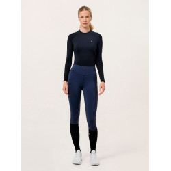 Leggings de equitación Equestrian Stockholm Movement para mujer Todo marino Azul marino