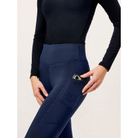 Leggings de equitación Equestrian Stockholm Movement para mujer Todo marino Azul marino