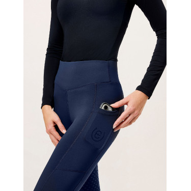 Leggings de equitación Equestrian Stockholm Movement para mujer Todo marino Azul marino