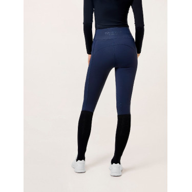 Leggings de equitación Equestrian Stockholm Movement para mujer Todo marino Azul marino