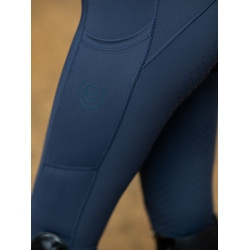 Leggings de equitación Equestrian Stockholm Movement para mujer Todo marino Azul marino
