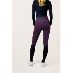 Leggings de equitación Equestrian Stockholm Movement para mujer Negro cuervo Violeta