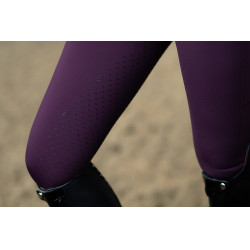 Leggings de equitación Equestrian Stockholm Movement para mujer Negro cuervo Violeta