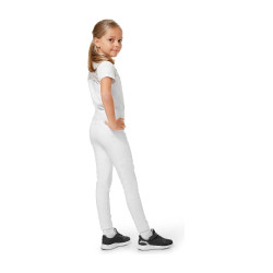 Legging de equitación Equestrian Stockholm Movement Young Rider Blanco