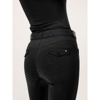 Leggings de equitación Equestrian Stockholm Premium para mujer Negro Leggings de equitación Equestrian Stockholm Premium para mujer Negro